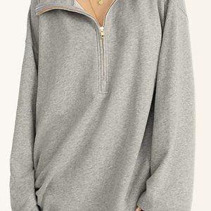 J. Crew half zip sweatshirt